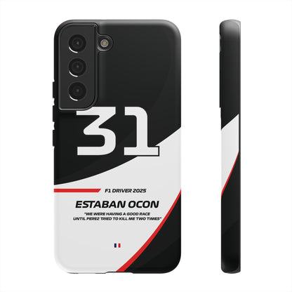 Estaban Ocon Haas 2025 phone case