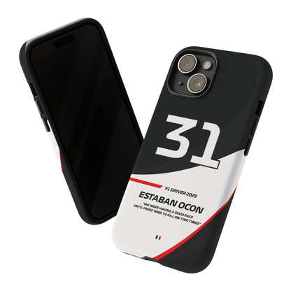 Estaban Ocon Haas 2025 phone case