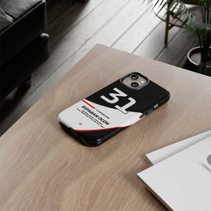 Estaban Ocon Haas 2025 phone case