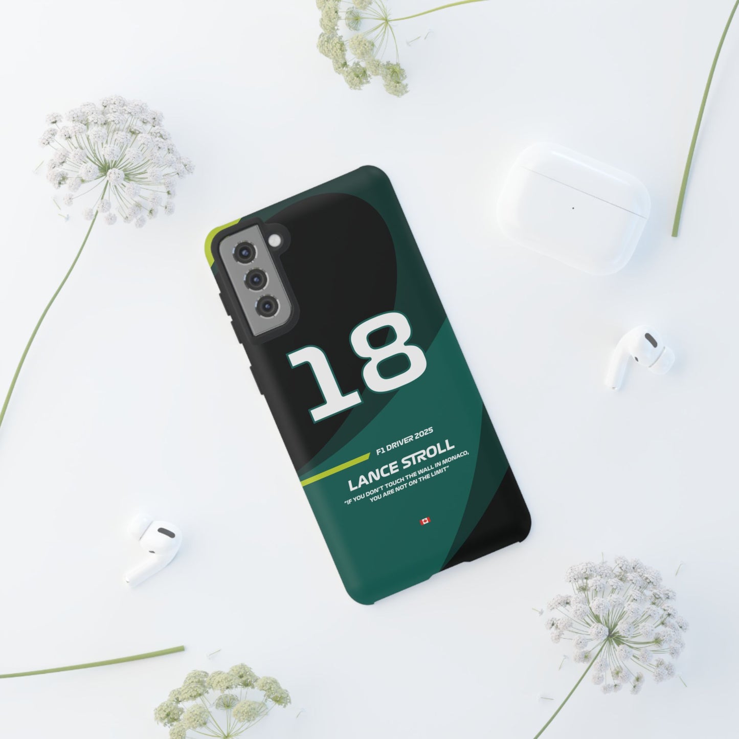 Lance Stroll Aston Martin 2025 phone case