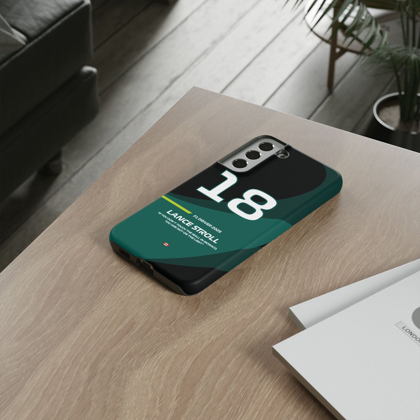 Lance Stroll Aston Martin 2025 phone case