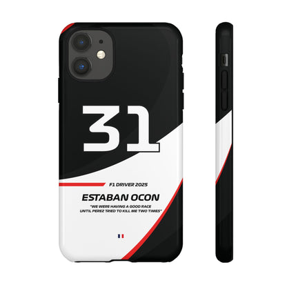 Estaban Ocon Haas 2025 phone case