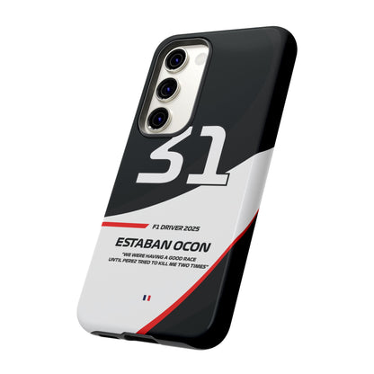 Estaban Ocon Haas 2025 phone case