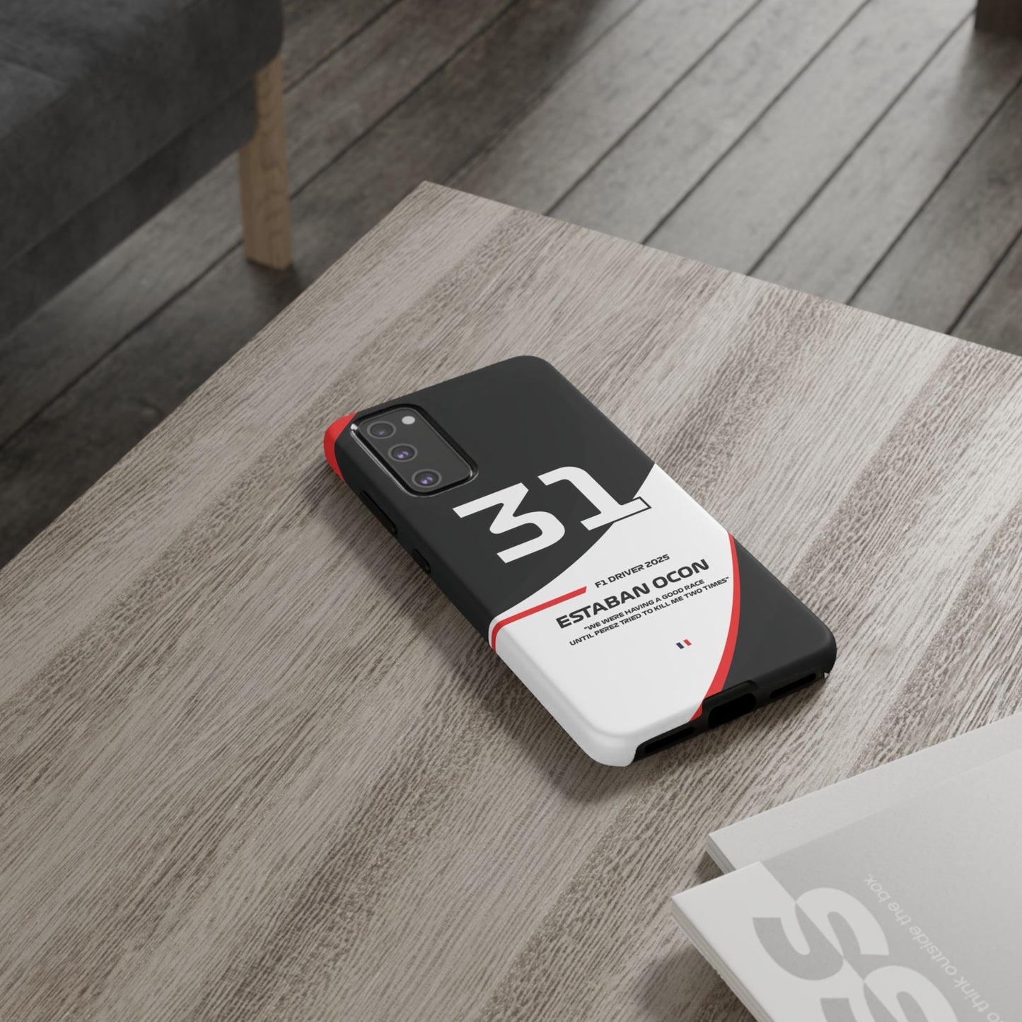 Estaban Ocon Haas 2025 phone case